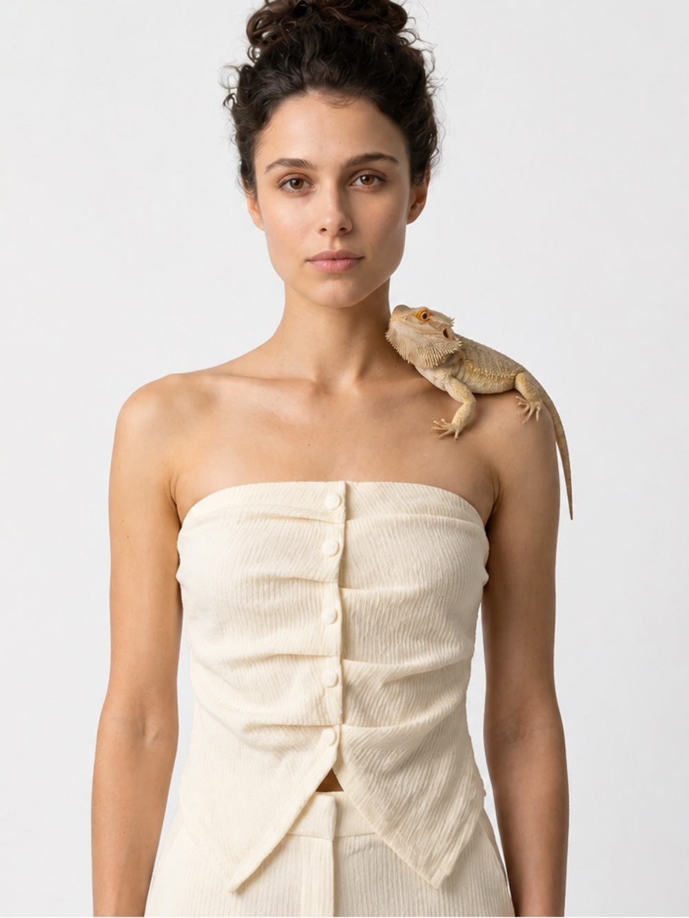 Cider strapless top